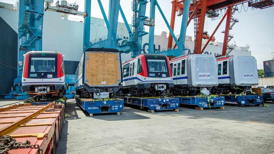 Llegaron los primeros 6 vagones que ampliarán la línea 1 del Metro de Santo Domingo