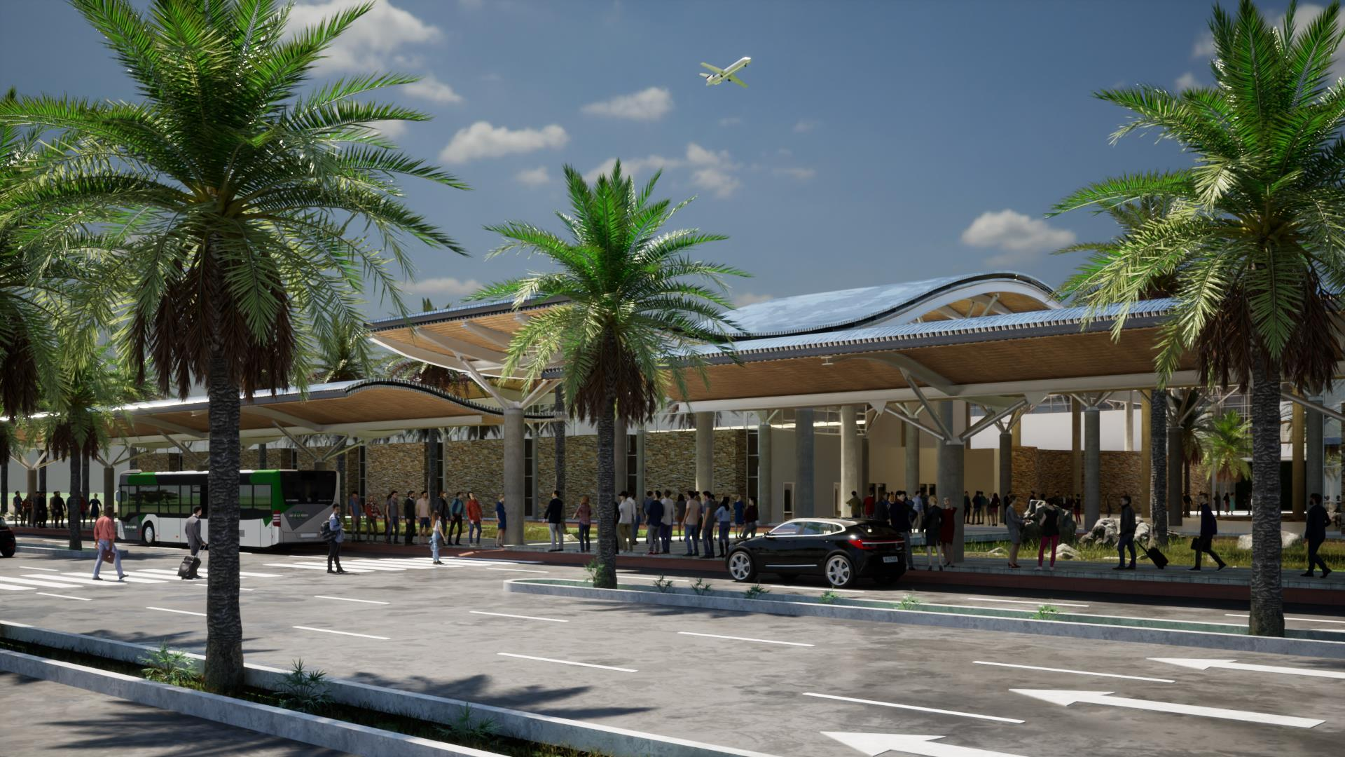 ¿Qué implica el contrato con el grupo ACCIONA para la construcción del campo aéreo del aeropuerto de Cabo Rojo?