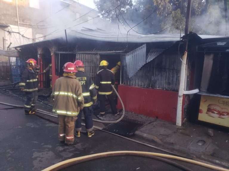 सोसुआ में आग से घर और व्यवसाय नष्ट हो गए
