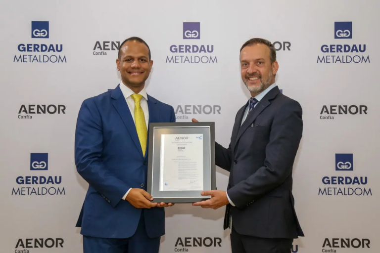 Gerdau Metaldom è certificata per il suo impegno a favore dell'ambiente