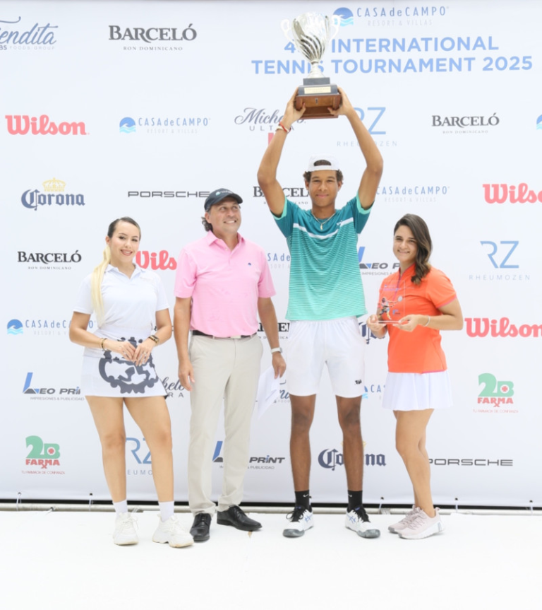 Concluye con éxito edición número 45 del Torneo de Tenis Copa Casa de Campo