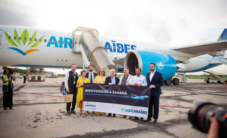 Aerodom anonse rive premye vòl dirèk ant Pari ak Samaná