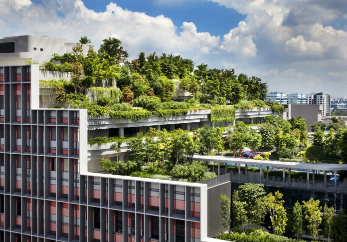 Bâtiment régénératif en plein cœur du milieu urbain.