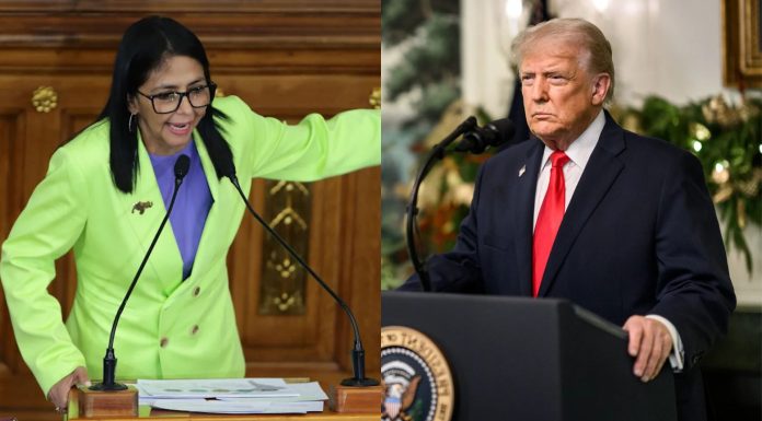 Delcy Rodríguez y Donald Trump, protagonistas del desbloqueo de activos de Venezuela en Estados Unidos.