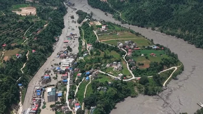Nepal's army and security forces rescued 123 people in the early hours of Thursday who were trapped or cut off from communication in flooded areas of the Rasuwa district